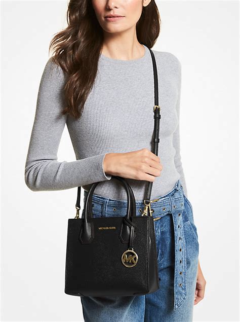 pebbled leather michael kors crossbody|michael kors mercer small.